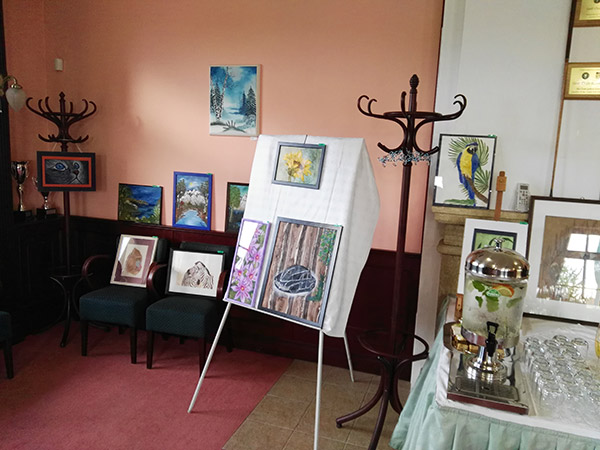 Vernisáž obrazů v hotelu Golf Austerlitz Slavkov u Brna