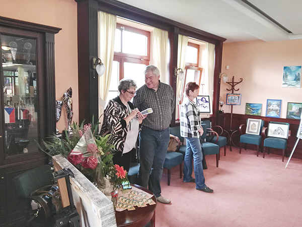 Vernisáž obrazů v hotelu Golf Austerlitz Slavkov u Brna