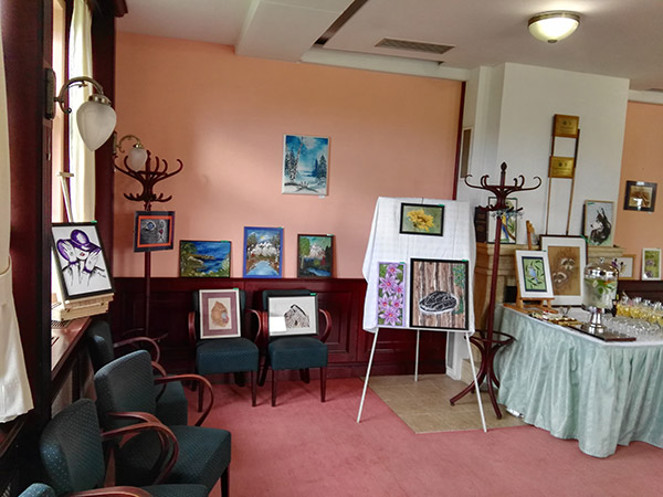 Vernisáž obrazů v hotelu Golf Austerlitz Slavkov u Brna