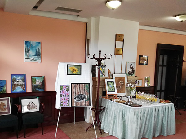 Vernisáž obrazů v hotelu Golf Austerlitz Slavkov u Brna